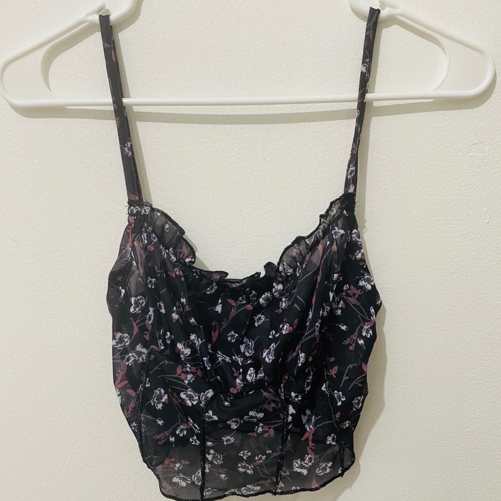 Flower crop top